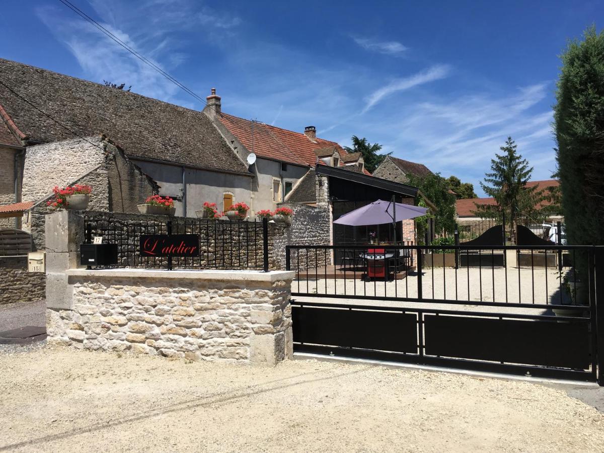 Ferienwohnung L'Atelier 1 Corcelles-les-Arts Exterior foto
